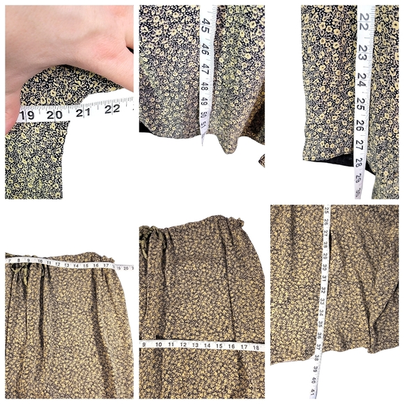 April Cornell Vintage Floral Full Length Two Piece Duster Cover up & Skirt L - Picture 16 of 16